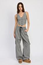 Load image into Gallery viewer, Stripe Cargo Pant Set
