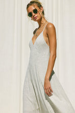 Load image into Gallery viewer, Striped Natural Linen Maxi Dress
