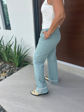 Load image into Gallery viewer, Slate Blue Contrast Trouser Pant
