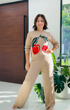 Load image into Gallery viewer, Cherry Knitted Pant Set
