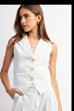 Load image into Gallery viewer, Woven Stripe Vest
