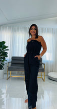 Load image into Gallery viewer, Pinstripe Strapless Jumpsuit
