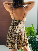 Load image into Gallery viewer, Leopard Ruffle Mini Dress
