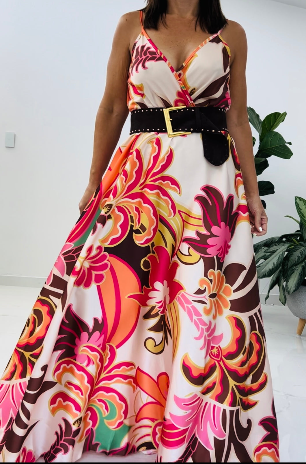 Las Flores Maxi Dress