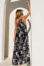 Load image into Gallery viewer, Geo Halter Maxi Dress
