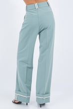 Load image into Gallery viewer, Slate Blue Contrast Trouser Pant
