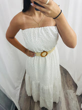 Load image into Gallery viewer, Strapless Eyelet Dress
