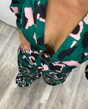 Load image into Gallery viewer, PINK CAMO PRINT JUMPSUIT
