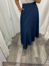 Load image into Gallery viewer, Maia Maxi Denim Skirt
