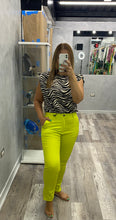 Load image into Gallery viewer, Mellow Yellow Cotton Blend Pants
