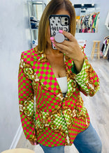 Load image into Gallery viewer, ROCOCO CHECKERED PRINT BLAZER
