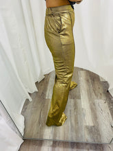 Load image into Gallery viewer, Metallic Gold Pant
