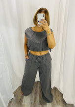 Load image into Gallery viewer, Navy Pant Set
